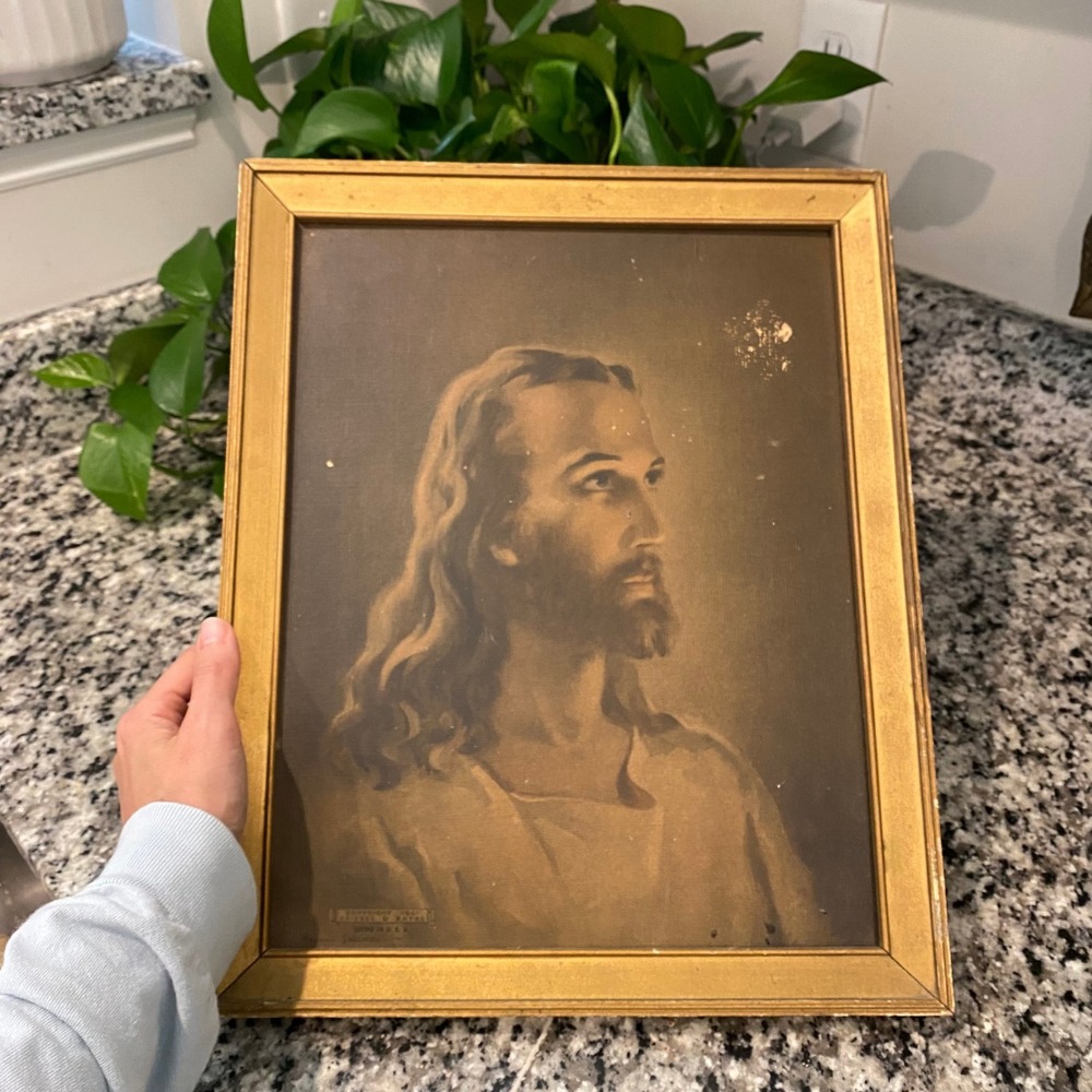 Antique Jesus Christ Art
